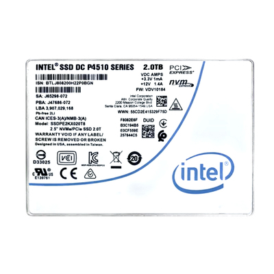 英特尔p45101tU.2固态硬盘NVME