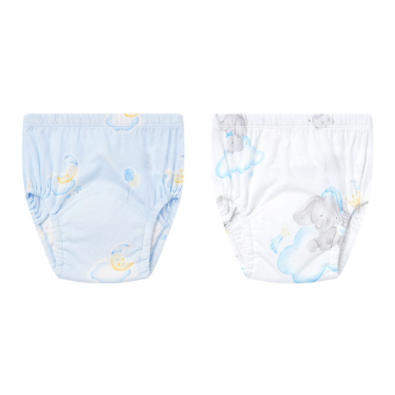 全棉时代男女宝宝如厕训练裤尿布纯棉可洗婴儿戒尿不湿内裤春夏款