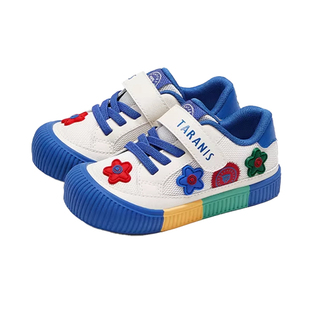 泰兰尼斯秋季新款儿童幼儿园室内鞋女童休闲鞋子防滑板鞋男童鞋子