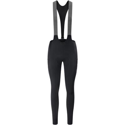 Santic森地客秋冬抓绒骑行长裤自行车保暖骑行磁吸扣背带裤女维桑