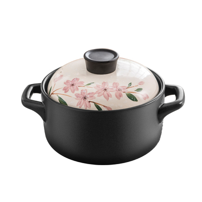 多美然釉下手绘砂锅家用炖汤煲