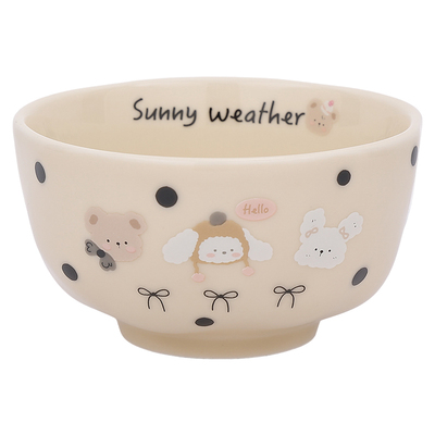 cookzone陶瓷可爱高颜值碗盘套装