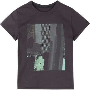 [毛怪]蓬马大童T恤短袖色织图案棉质春装男女儿童pomme de terre