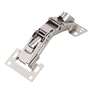 免打孔铰链明装衣柜无需开槽桥式弹子液压缓冲阻尼加厚门橱柜合页