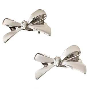 甜酷蝴蝶结金属小号发夹女侧边耳夹前额无痕刘海碎发夹子发卡发饰