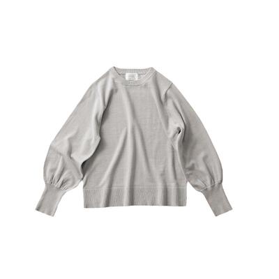 灰色套头针织衫宽松卫衣早春