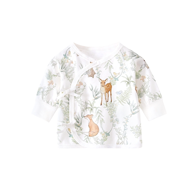 柠檬爬爬绑带上衣春秋装可爱超萌