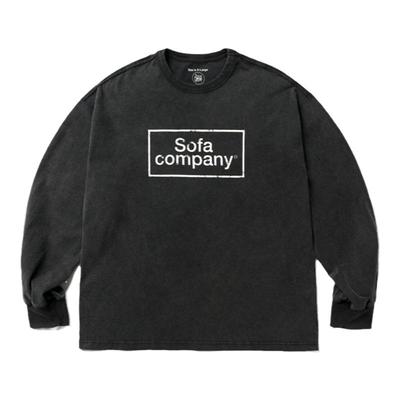 矩形图案长袖矩形图案长袖T恤