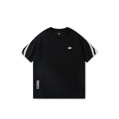 LAMLICKA夏季拼接撞色短袖薄T恤