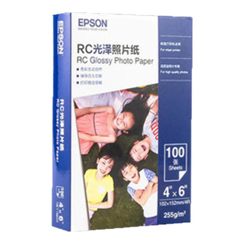 爱普生（EPSON）RC光泽/亚光照片纸 证件照/生活照//照片墙/手账/小报打印 cn