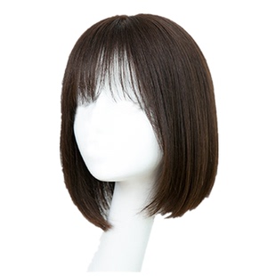 swanee双递短发假发女全头套真人发丝薄款一刀切假发bobo自然无痕