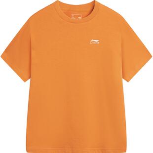 李宁儿童纯棉短袖T恤2026新款夏季夏款男童装女中大童青少年衣服