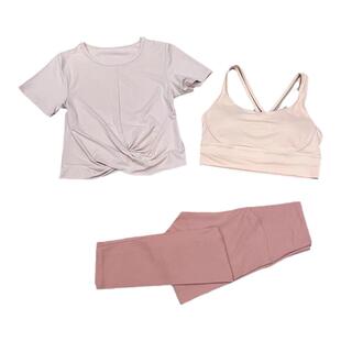 ZUERS 25APR蛛丝粉 飞袖排扣小短袖