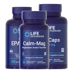 【ADHD套盒】乙酰牛磺酸镁儿童PS磷脂酰丝氨酸脑黄金注意力记忆力