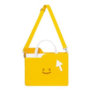 歪瓜出品新建文件夹两用包包 便携女大容量手拎包可爱卡通斜挎包