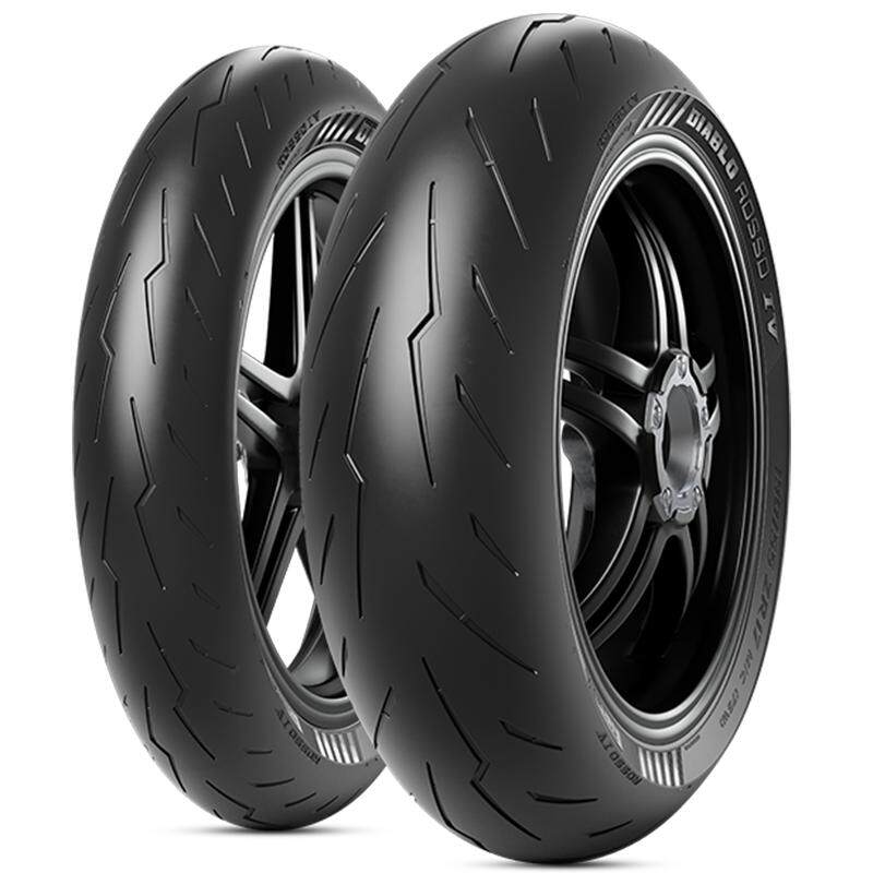 倍耐力恶魔4四代摩托车轮胎适配杜卡迪V4阿普利亚RS660川崎ZX-6R