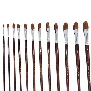 马蒂斯水粉笔狼毫扁峰画笔套装835AB型丙烯水彩画笔通用油画颜料笔专业美术生手绘画笔学生用品初学者画刷