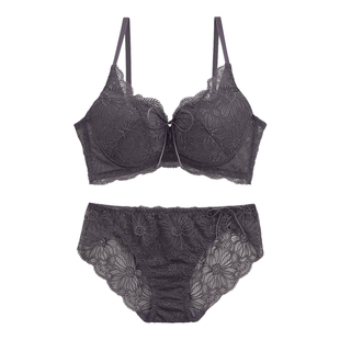 诗萝涵朵MCP内衣套装女小胸集中聚拢显大蕾丝可爱日系性感文胸