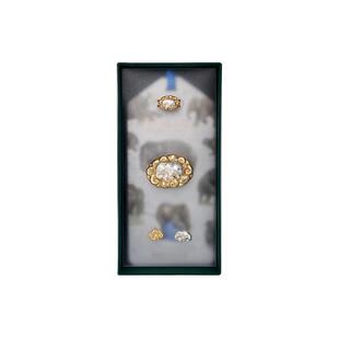 daparo yeung达普罗小象亚洲象胸针戒指耳钉精致首饰春季穿搭礼物