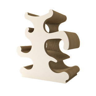 珊瑚树猫抓板猫窝猫爬架一体高强度加厚进口纸肥猫多猫停车位耐磨