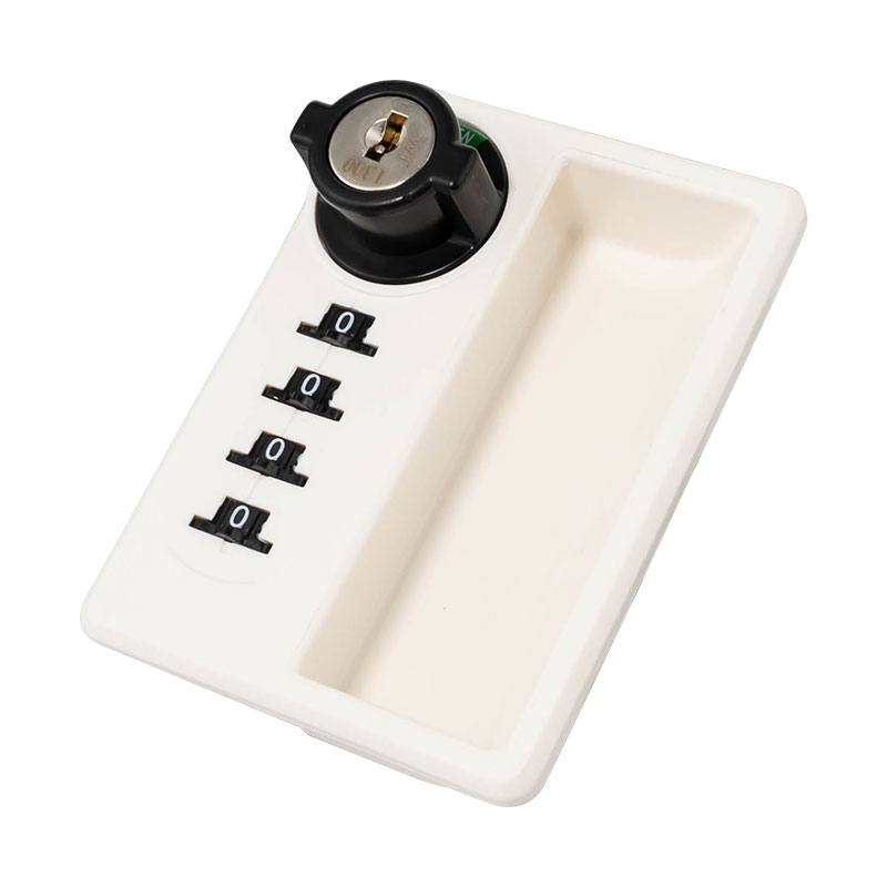 铁皮文件柜带锁塑料拉手浴室储物更衣柜扣手锁档案柜子柜门密码锁