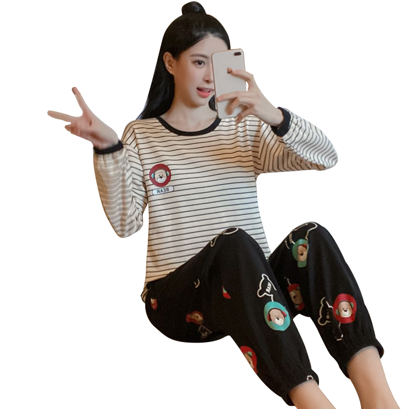 睡衣女纯棉2022年新款少女可爱