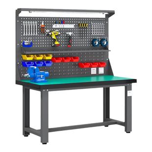 重型钳工工作台防静电检验台不锈钢操作台带抽屉车间装配维修桌子