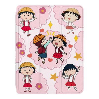 樱桃小丸子适用VIVOiQOOPad5小玉12.1寸保护壳OPPOpadSE可爱pad4女Pad3Pro/Air2/Neo11.4寸Pad2/13寸平板套