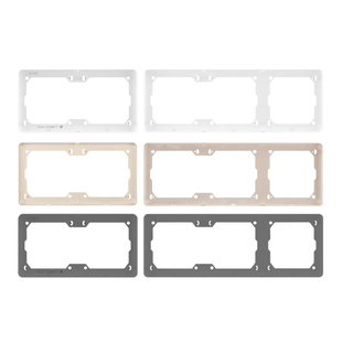 公牛g28插座联体面板底盒接线盒家用面板开关连体框架边框修复器