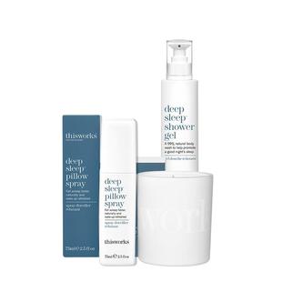 thisworks进口深度睡眠喷雾精油助眠沐浴露香薰蜡烛睡前仪式3步曲