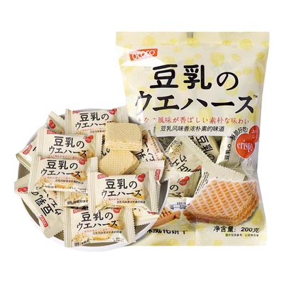 COCO豆乳威化办公室零食独小包装