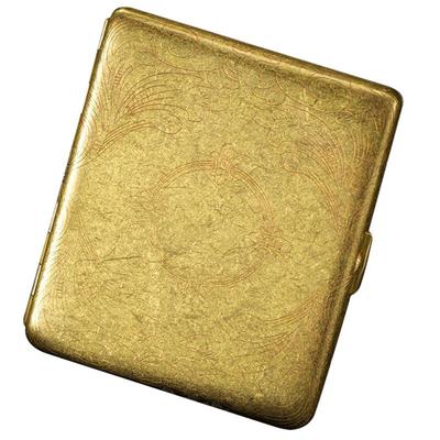 KUBOY黄铜粗支烟盒超薄便携9支装