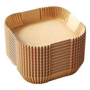 佳帮手空气炸锅专用纸烤箱吸油纸垫家用食物硅油纸方形烘焙锡纸碗