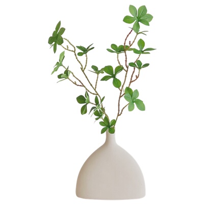 ins风仿真绿植马醉木花瓶摆件