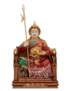 华光大帝神像五显马灵官铜像