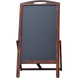 秀艾迪 专业店铺用小黑板  复古实木立式摆摊广告牌展示板 餐饮咖啡店门口户外招牌手写展示牌 商用写粉笔字