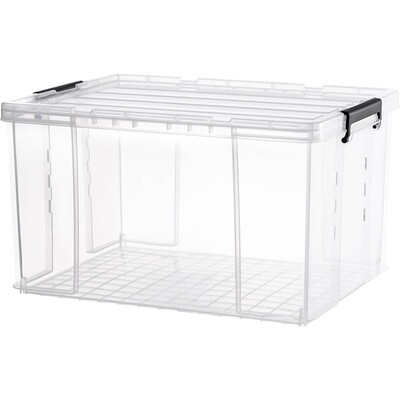 透明，翻盖式，直角收纳箱