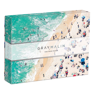 Galison拼图正版《海边》1000片进口成人版送小女生情人节日礼物