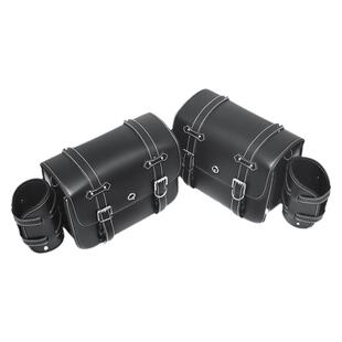 生林适用于隆鑫无极500ac 525AC边包皮革改装复古皮质边箱防水