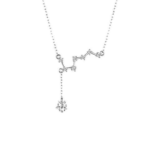 北斗纯银项链女锁骨链轻奢小众2025年新款爆款情人节生日礼物