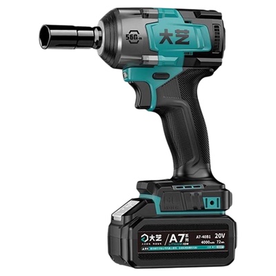 大艺电动扳手A7-560锂电无刷大扭力冲击扳架子木工工具汽修电风炮