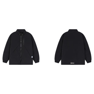 ALLIN 工装羽绒服男款冬季美式潮牌加厚保暖短款立领鸭绒情侣外套