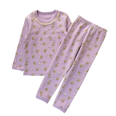 蔚未来儿童秋衣秋裤纯棉加厚内衣