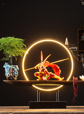 纯铜齐天大圣孙悟空孙行者摆件客厅书房家居斗战胜佛美猴王铜猴子