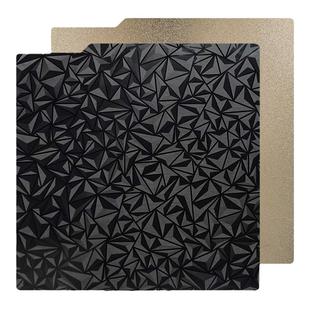 3D打印双面喷涂PEI弹簧钢板贴膜拓p1p/x1竹热床平台贴膜 257x257mm 钻石纹路碳纤纹路贴膜a1mini板子180 P2S