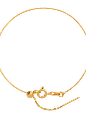 可穿珠镯子手链女可diy重复穿搭