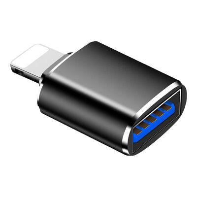 斐酷FIKU适用苹果1314转usbOTG转接头转换器读U盘转接器麦克风