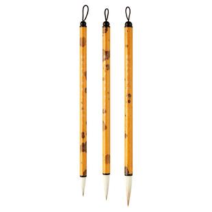 六品堂瘦金体小楷毛笔纯狼毫初学者湖笔紫毫羊兼毫簪花小号软笔国画书法入门行书勾线笔专用套装小楷练字毛笔