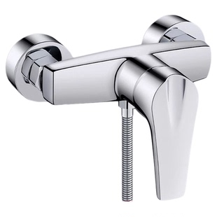 冷热淋浴水龙头热水器混水阀双联沐浴卫生间洗澡淋浴花洒浴室开关