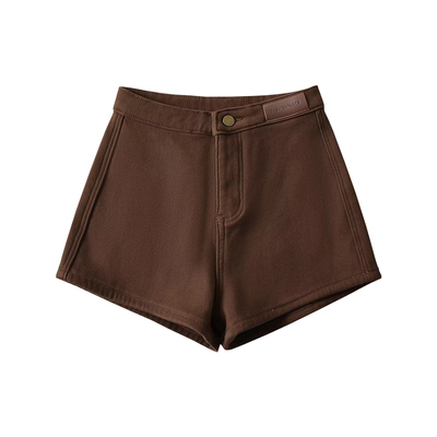 性感高腰加绒加厚靴裤牛仔短裤